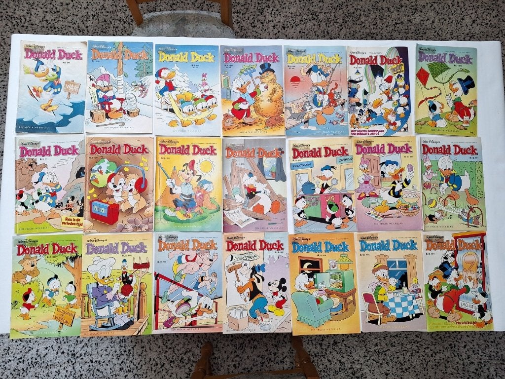 Donald Duck jaargang 1991, Boeken, Complete serie of reeks, Ophalen, Gelezen