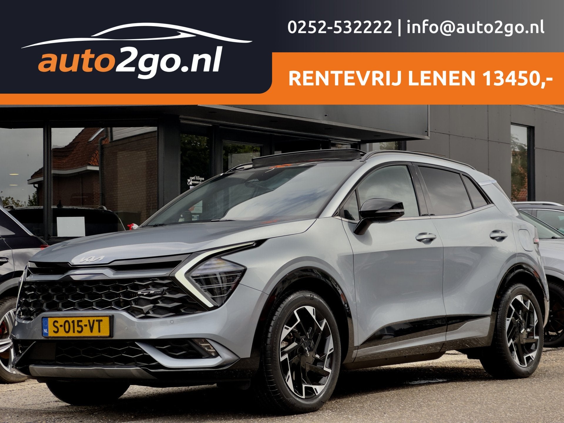 Kia Sportage 1.6 T-GDi AUT6 Plug-in Hybrid AWD GT-LINE LEDER, Auto's, Automaat, Gebruikt, Euro 6, 4 cilinders