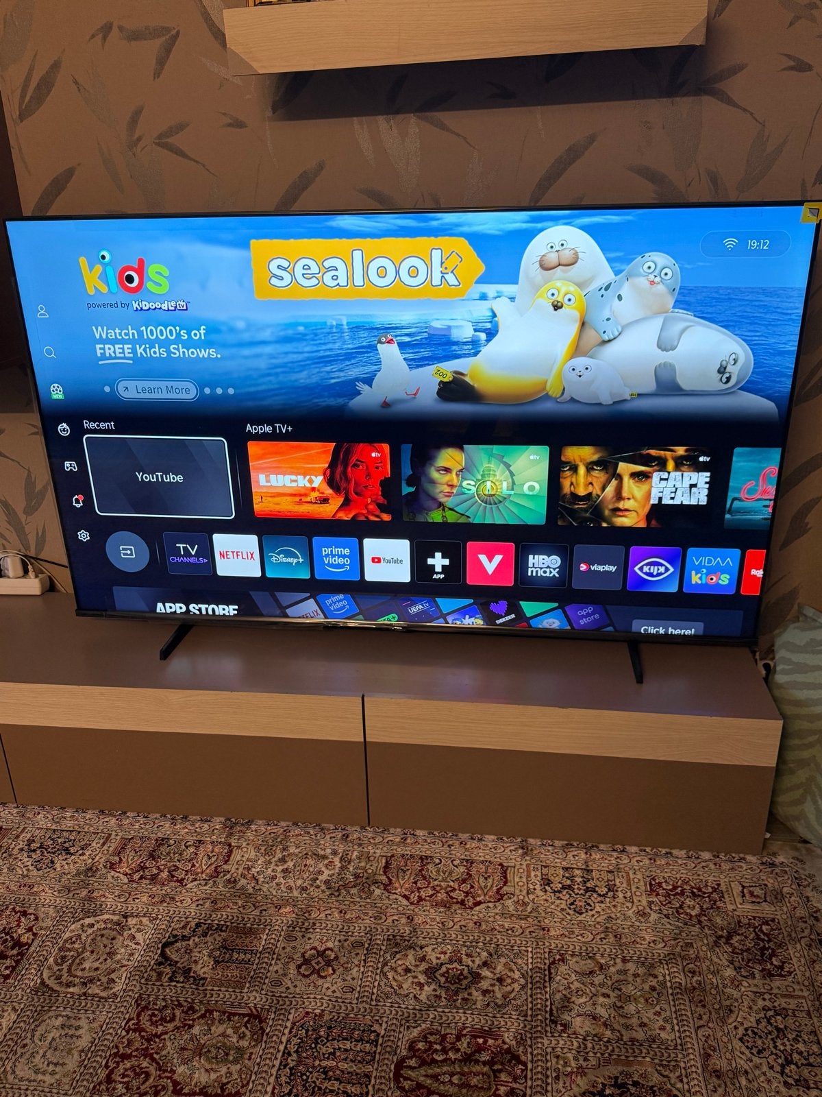 Hisense 65 inch ultra HD -QLED-tv.gekalibeerd, Audio, Tv en Foto, Televisies, Ophalen, Zo goed als nieuw, Smart TV