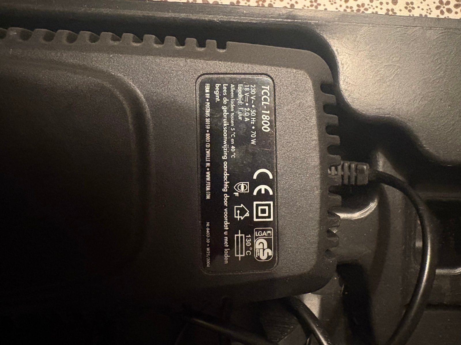 Top Craft TCCL-1800 Acculader met TCCB-1800 Accu, Ophalen, Gebruikt, Minder dan 400 watt, Overige typen