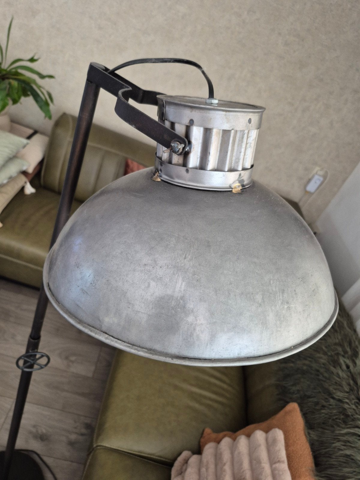 Mooie industriële vloerlamp, Ophalen, Zo goed als nieuw, 150 tot 200 cm