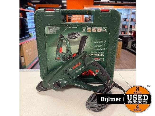 Bosch PBH 2500 SRE Boorhamer, Bosch, Zo goed als nieuw, Support@bosch.com, Robert Bosch GmbH
Robert-Bosch-Platz 1
70839 Gerlingen-SchillerhÃ¶he
Germany