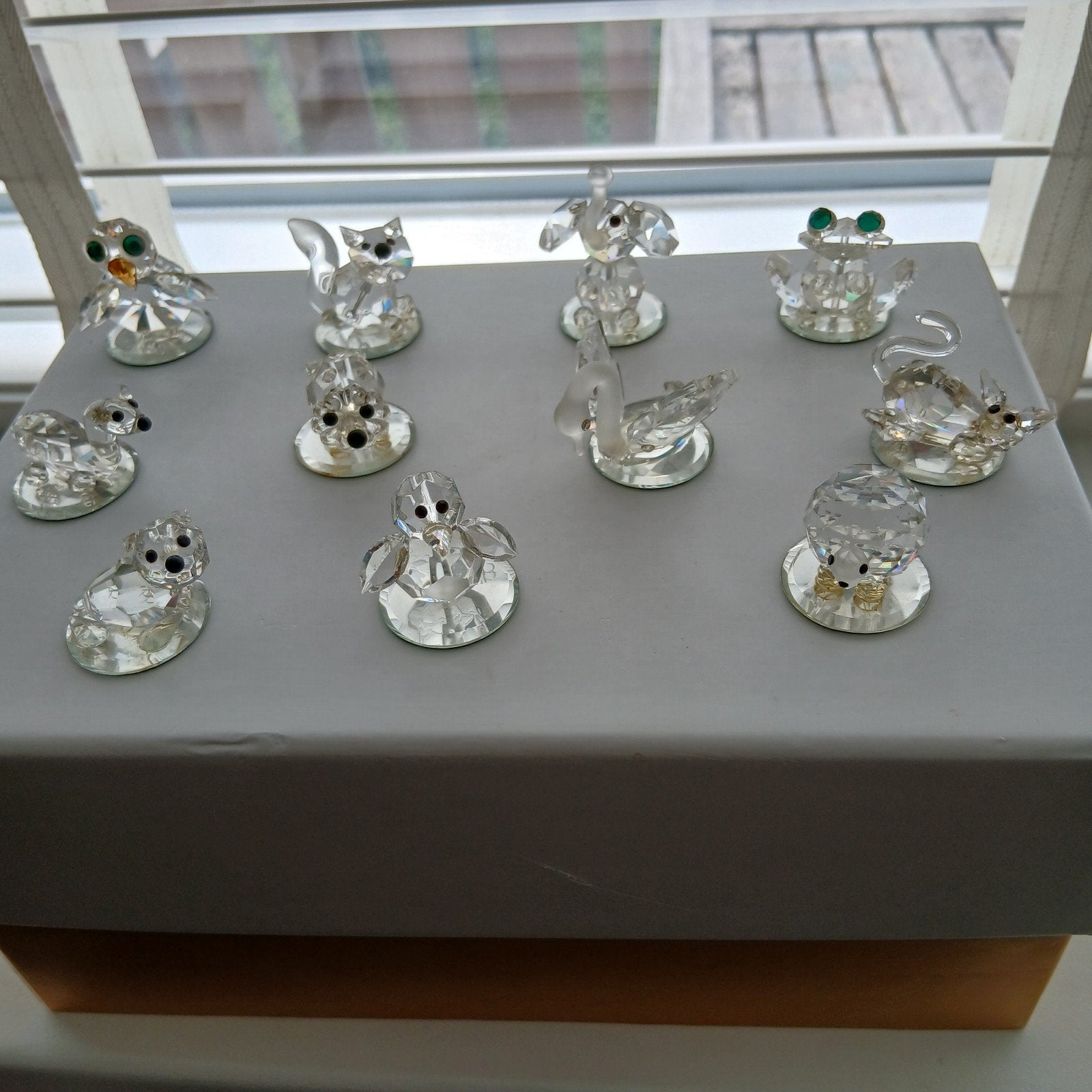 Vintage Kristallen Dierenbeeldjes Collectie, Ophalen of Verzenden