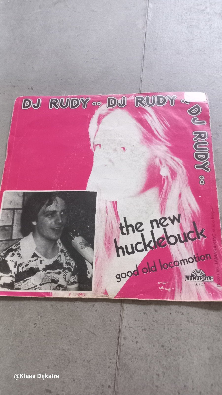 DJ Rudy - The New Hucklebuck / Good Old Locomotion), Cd's en Dvd's, Vinyl Singles, Ophalen of Verzenden, Gebruikt, 7 inch, Dance en House