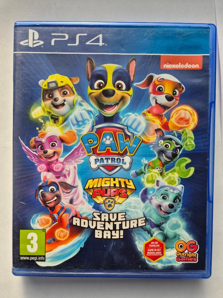 PAW PATROL MIGHTY PUPS save adventure bay !, Spelcomputers en Games, Games | Sony PlayStation 4, Avontuur en Actie, Gebruikt, 1 speler