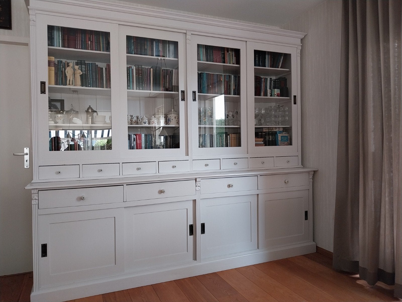 Professionele gespoten grenen kast - 260x225x60 cm, Ophalen of Verzenden