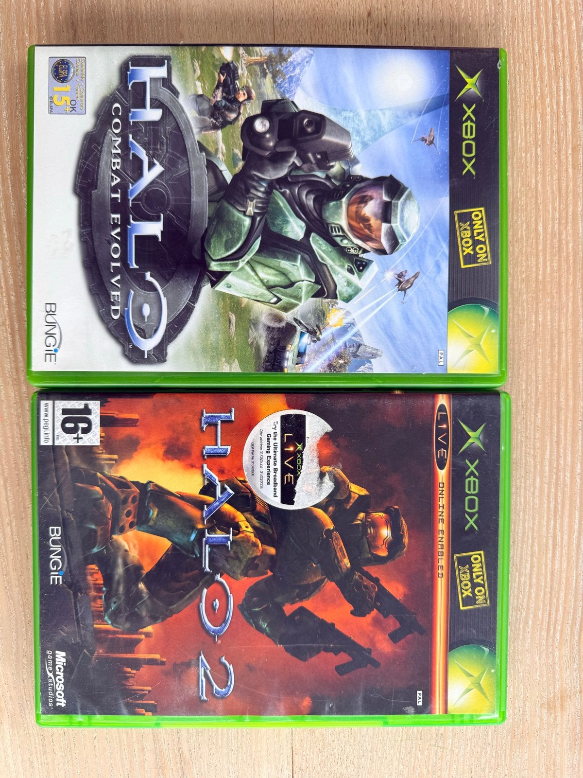 Halo 1 & 2 Xbox Games - Combat Evolved & Halo 2, Ophalen, Online, Gebruikt, Shooter