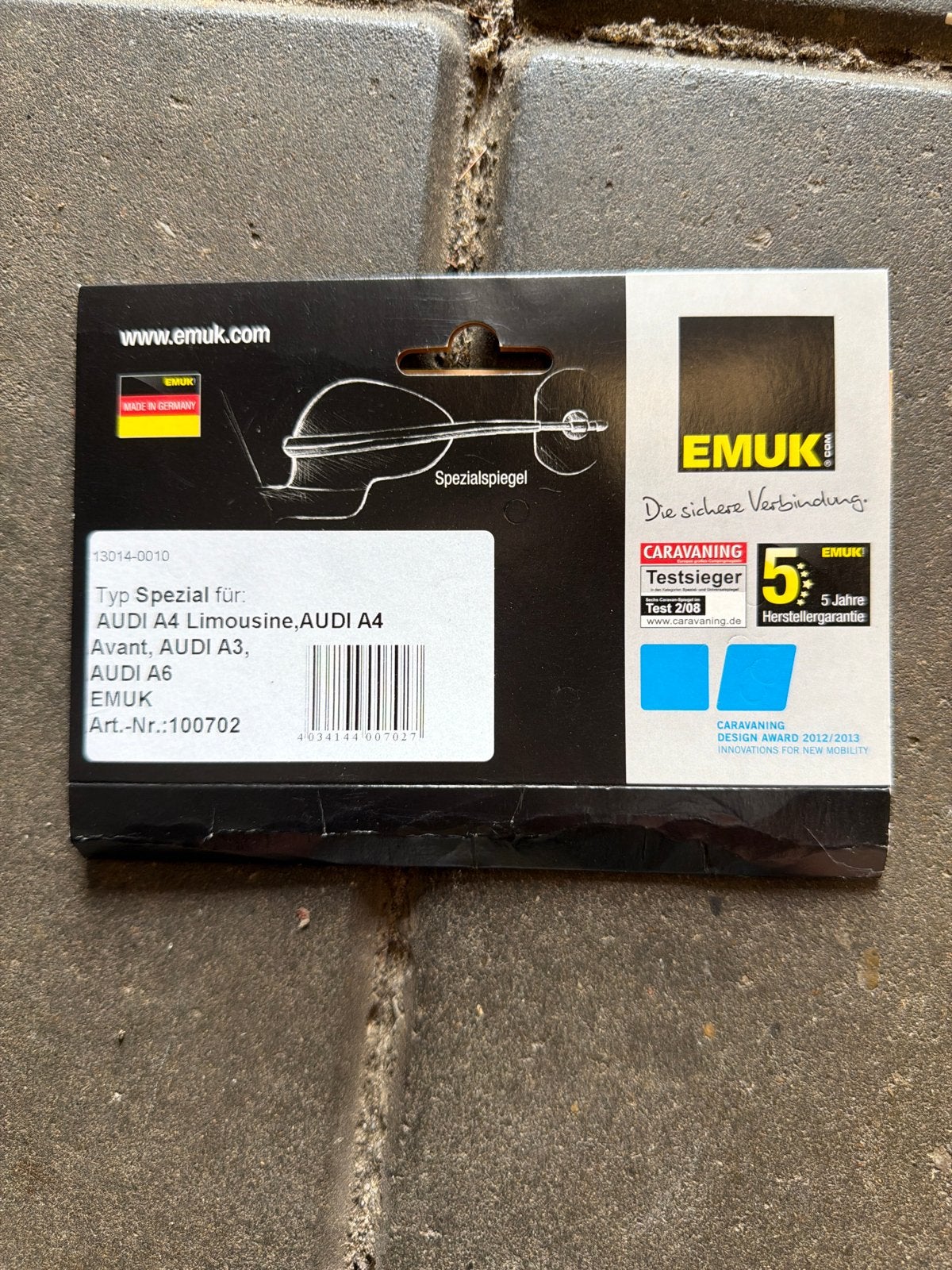 EMUK Speciale Caravan Spiegels voor Audi A4/A3/A6, Ophalen of Verzenden, Zo goed als nieuw