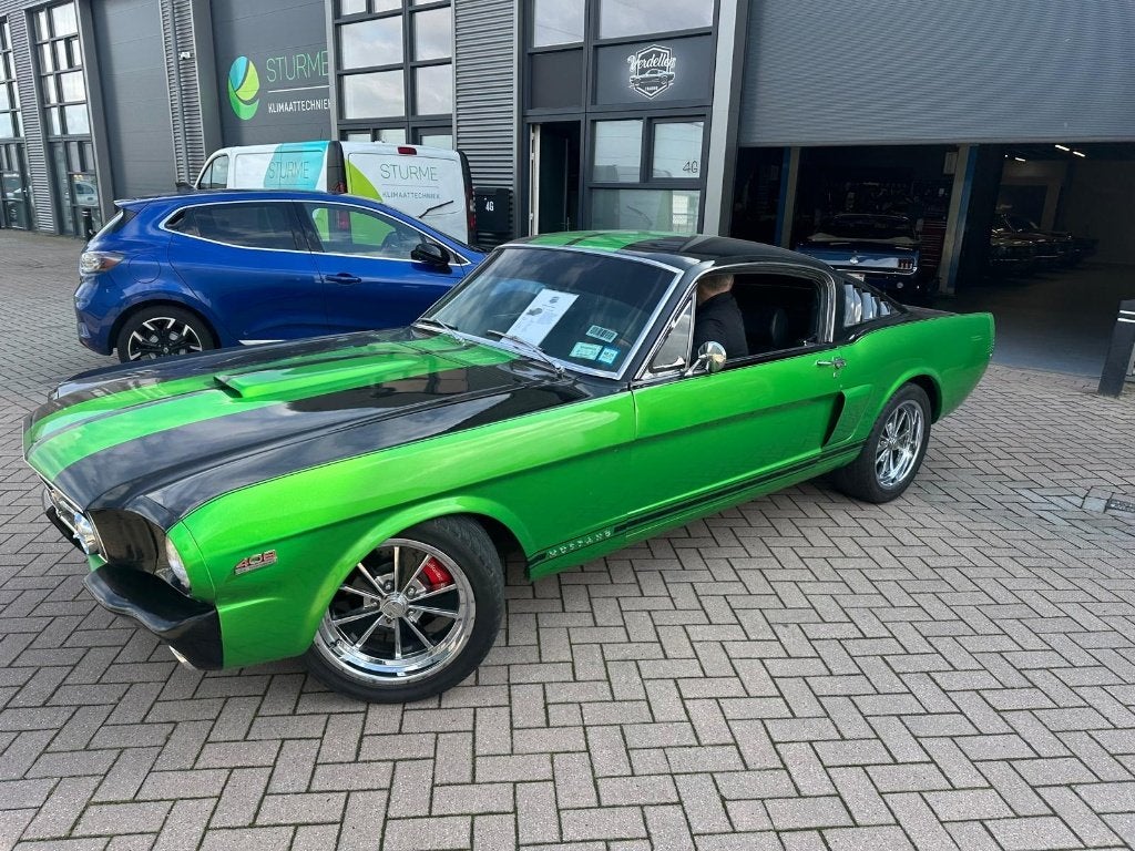 Ford Mustang Restomod 1965 V8 408 - 400PK, Achterwielaandrijving, 1350 kg, 6700 cc, Leder