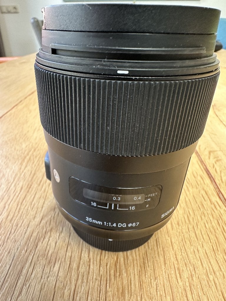 Sigma/Nikon 35 mm 1.4, Ophalen, Autofocus, Sigma, 35 mm