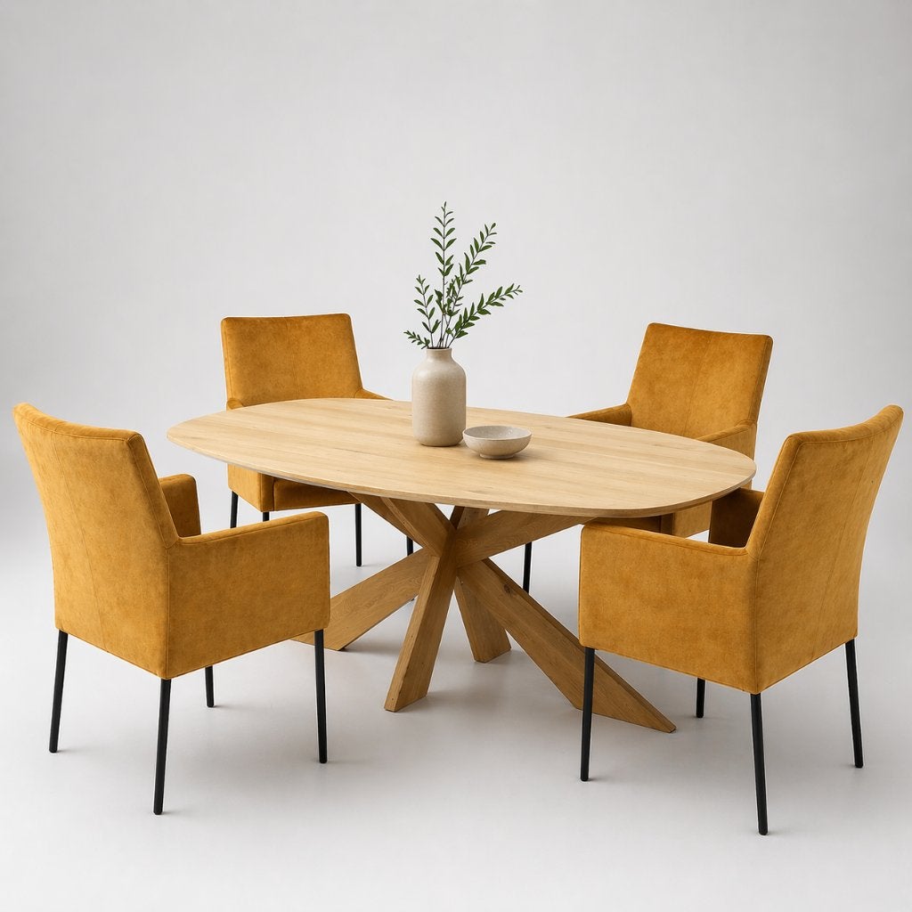 Unieke design tafels op maat- Rechtstreeks uit eigen fabriek, Ophalen, Eikenhout, 50 tot 100 cm, Rechthoekig
