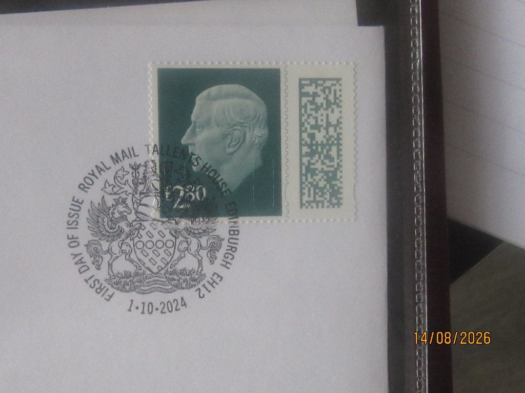 Nico Engeland King Charles gestempeld 2024, Ophalen of Verzenden, Gestempeld