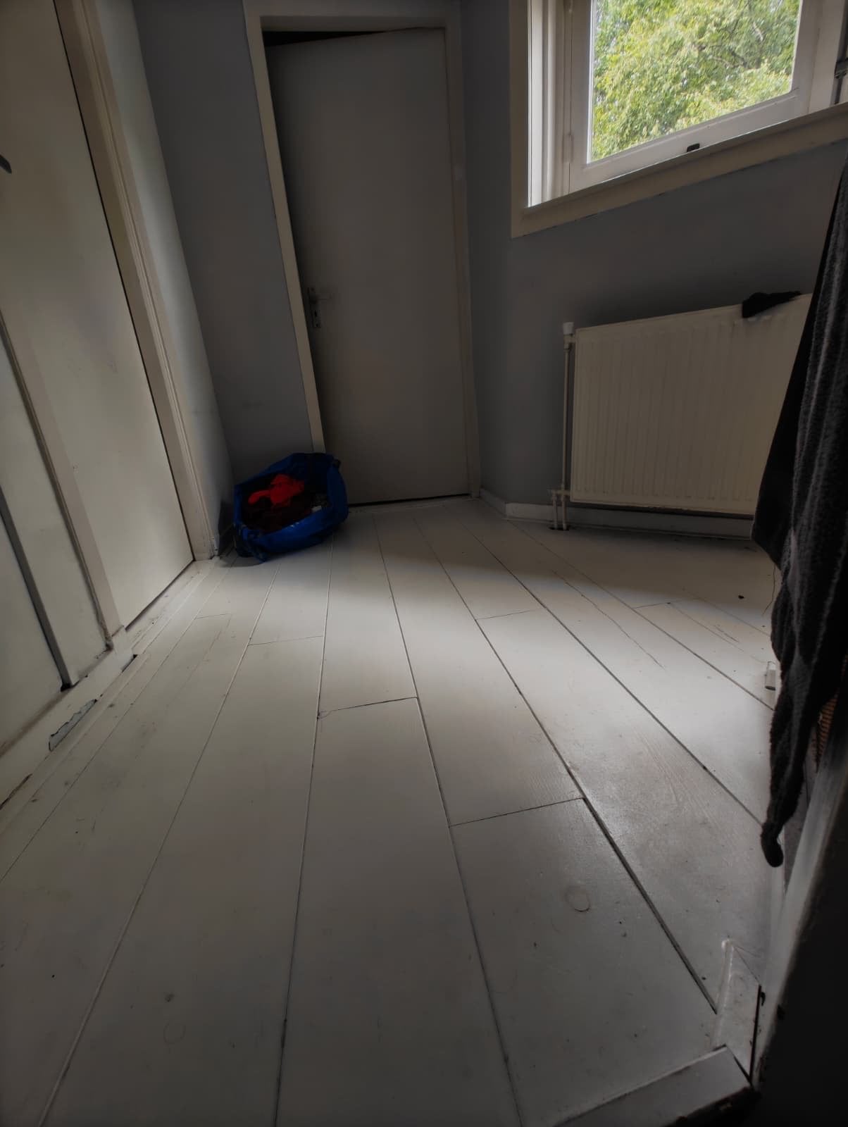 OPHALEN VOOR 1 JULI - Grenen massief houten vloer, 85m2, Ophalen, Gebruikt, Vloerdelen of -planken, 10 m² of meer