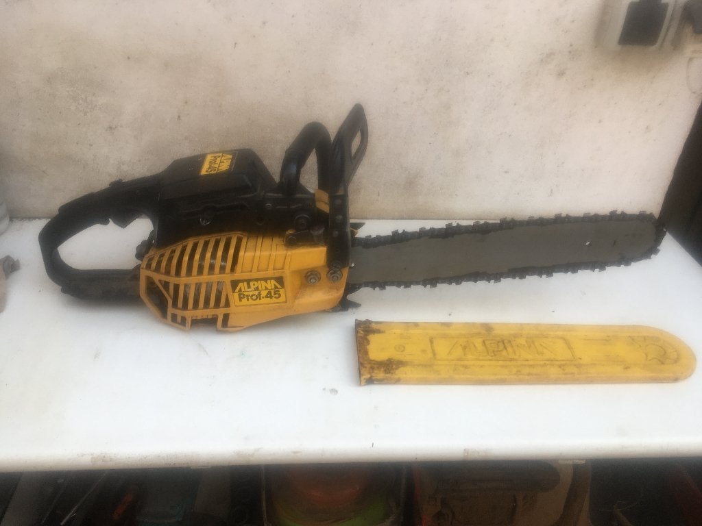 motorzaag/ kettingzaag alpina prof 45 zaagblad 40 cm, Tuin en Terras, Ophalen of Verzenden, Gebruikt, Alpina