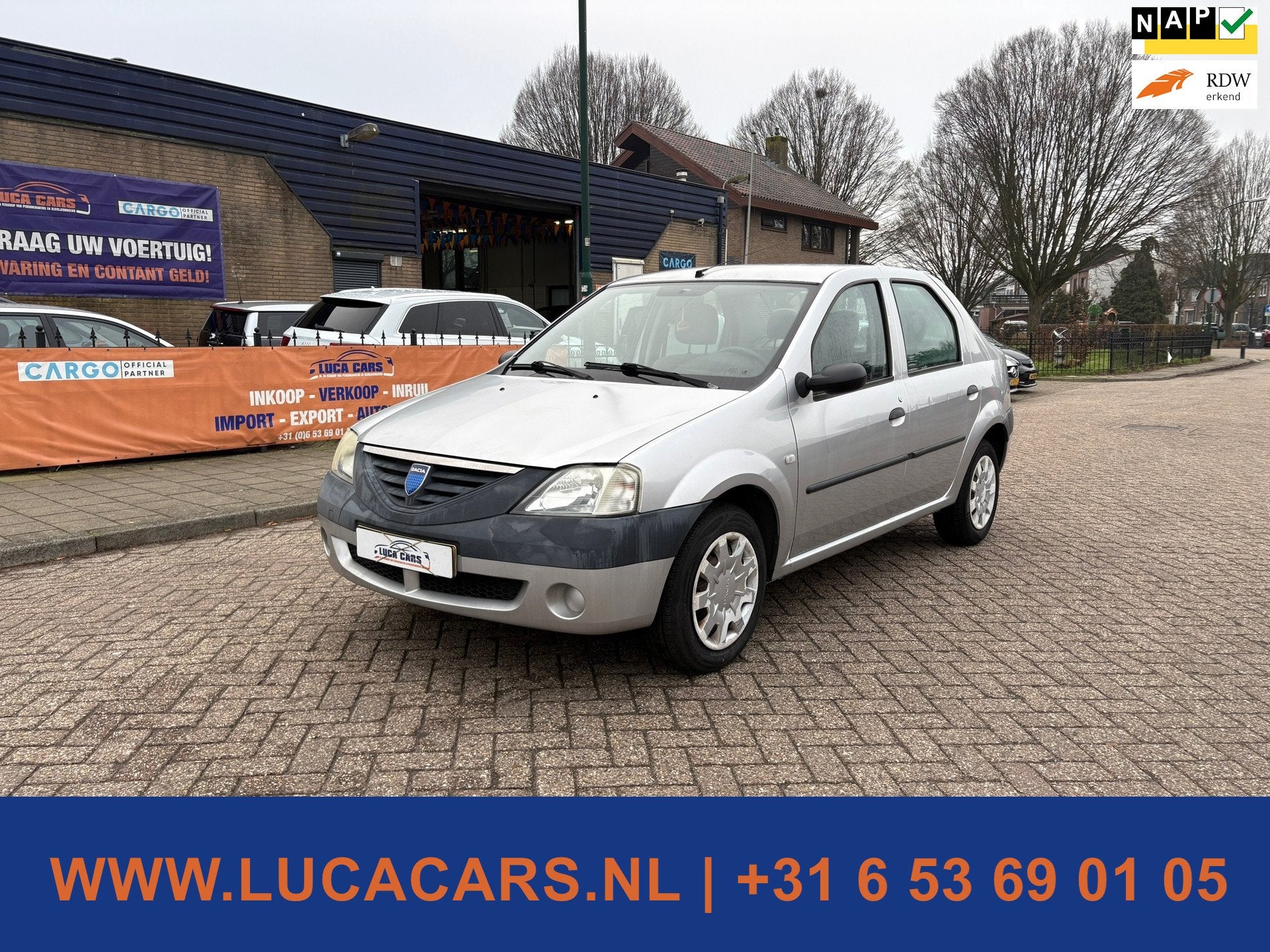Dacia Logan 1.4 Lauréate NIEUWE APK!, Auto's, Voorwielaandrijving, Gebruikt, 31 €/maand, Logan
