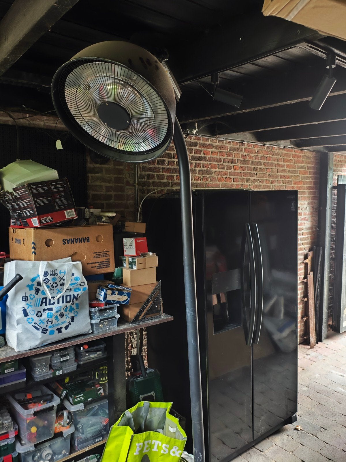 Eurom Sunset 2000 Terrasverwarmer - Elektrisch, Tuin en Terras, Gebruikt, Draaibaar, Wand, Ophalen