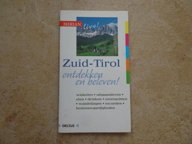 Zuid Tirol (Dolomieten, Italie) ; merian live reisgids, Overige merken, Europa, Ophalen of Verzenden, Zo goed als nieuw