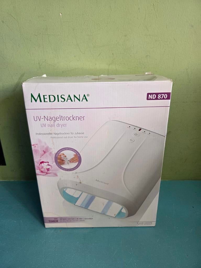 Medisana UV Nageldroger ND 870 - Zo goed als nieuw, Ophalen of Verzenden, Gebruikt, Hand- en Voetverzorging