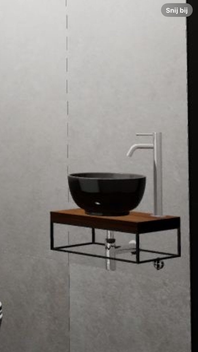 Wandcloset nieuw, toiletruimte materialen waskom, Minder dan 50 cm, Overige typen, Ophalen of Verzenden, Zo goed als nieuw