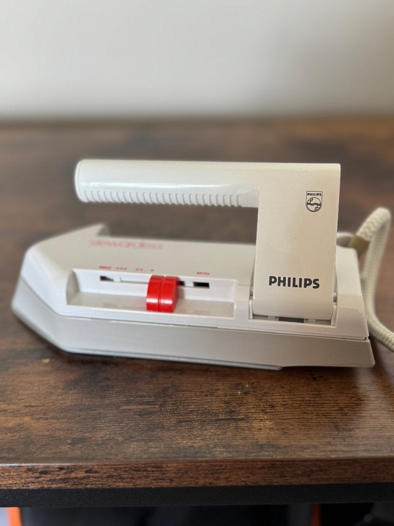 reis strijkijzer Philips - complete set ZGAN, Ophalen of Verzenden, Zo goed als nieuw, Strijkijzer met snoer