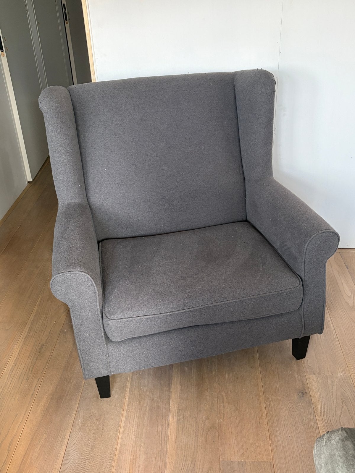 Comfortabele grijze "LOVE ️ Seat" van Karwei, Ophalen, Gebruikt, Minder dan 75 cm, 100 tot 125 cm