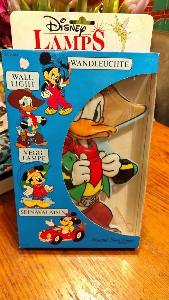 Donald Duck wandlamp (1994), Ophalen of Verzenden, Overige figuren, Nieuw, Gebruiksvoorwerp