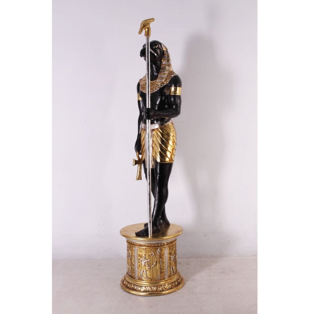 Egyptian Horus beeld with Base – Egypte Hoogte 231 cm, Ophalen, Nieuw