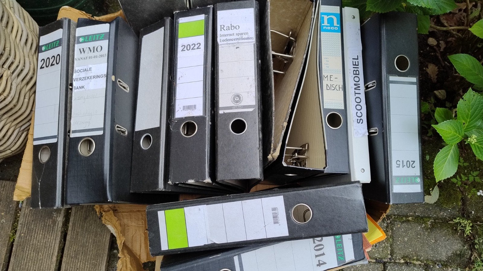 Gratis mappen, Ophalen