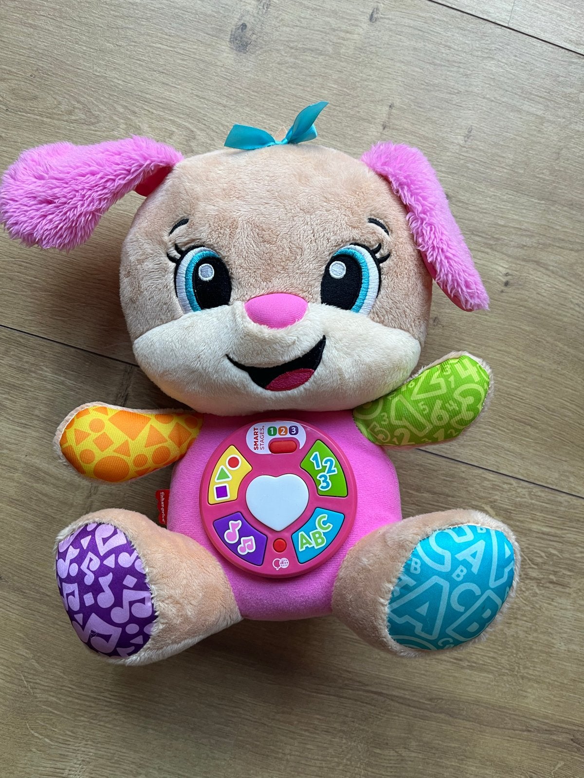 Fisher-Price Muzikale Knuffel Puppy met Licht en Geluid, Ophalen of Verzenden, Zo goed als nieuw, Overige typen, Met geluid