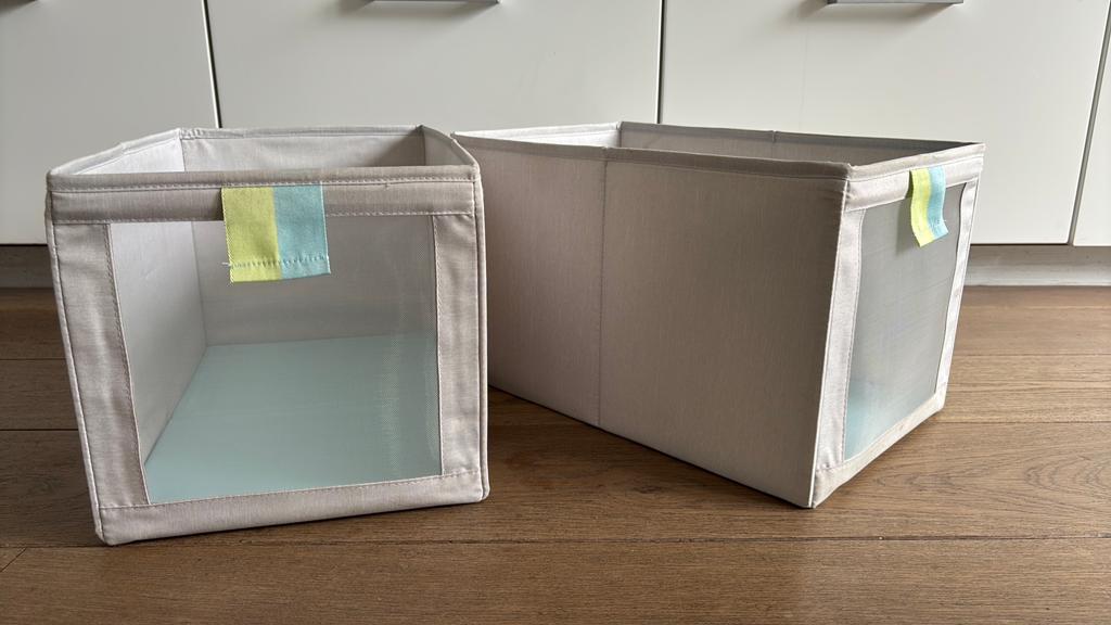 Ikea opbergers, 2 stuks, Doos, Minder dan 35 cm, Minder dan 50 cm, Ophalen of Verzenden