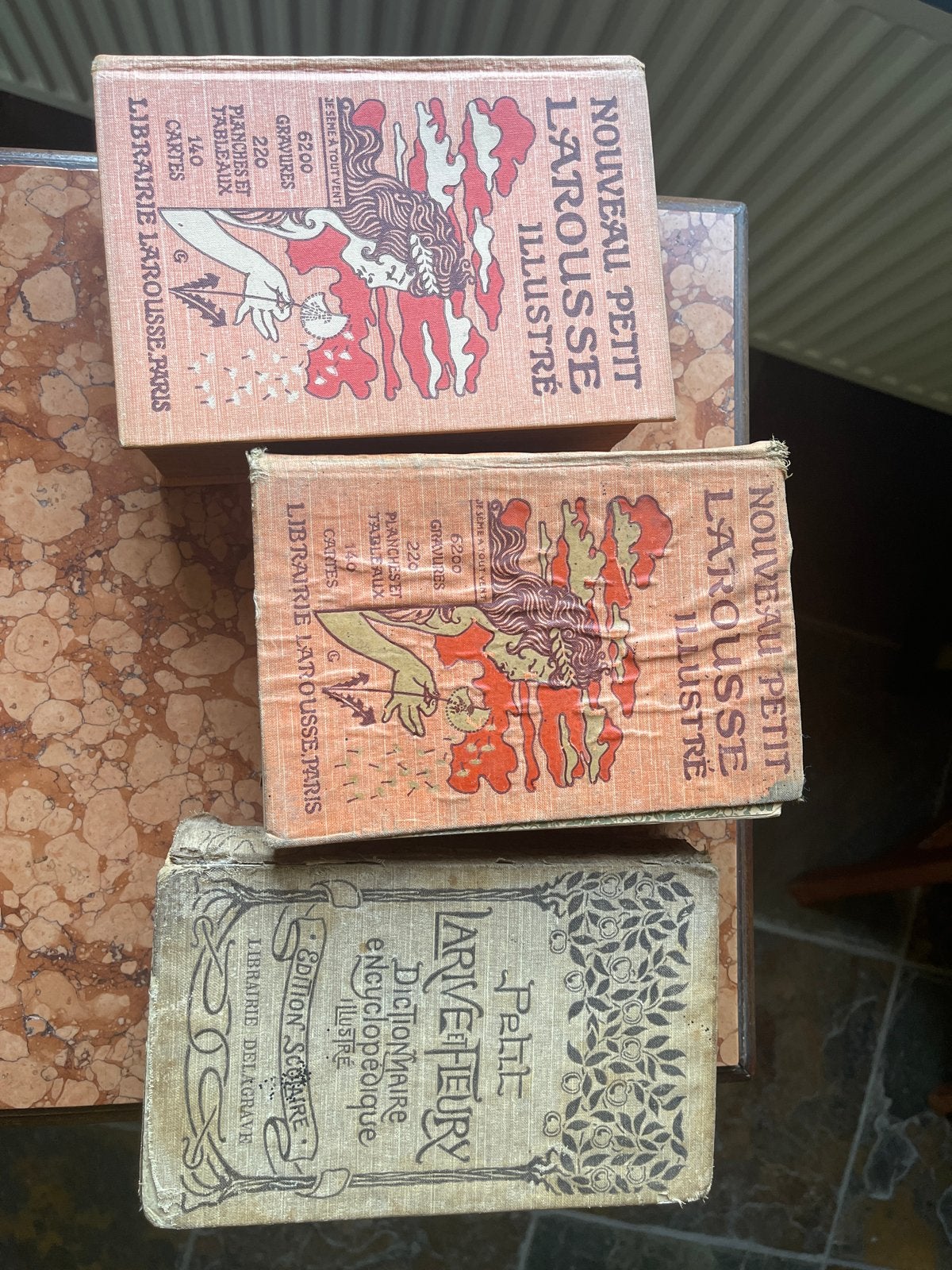 Set van 3 antieke Franse encyclopedische woordenboeken, Boeken, Ophalen of Verzenden, Gelezen, Overige uitgevers, Frans