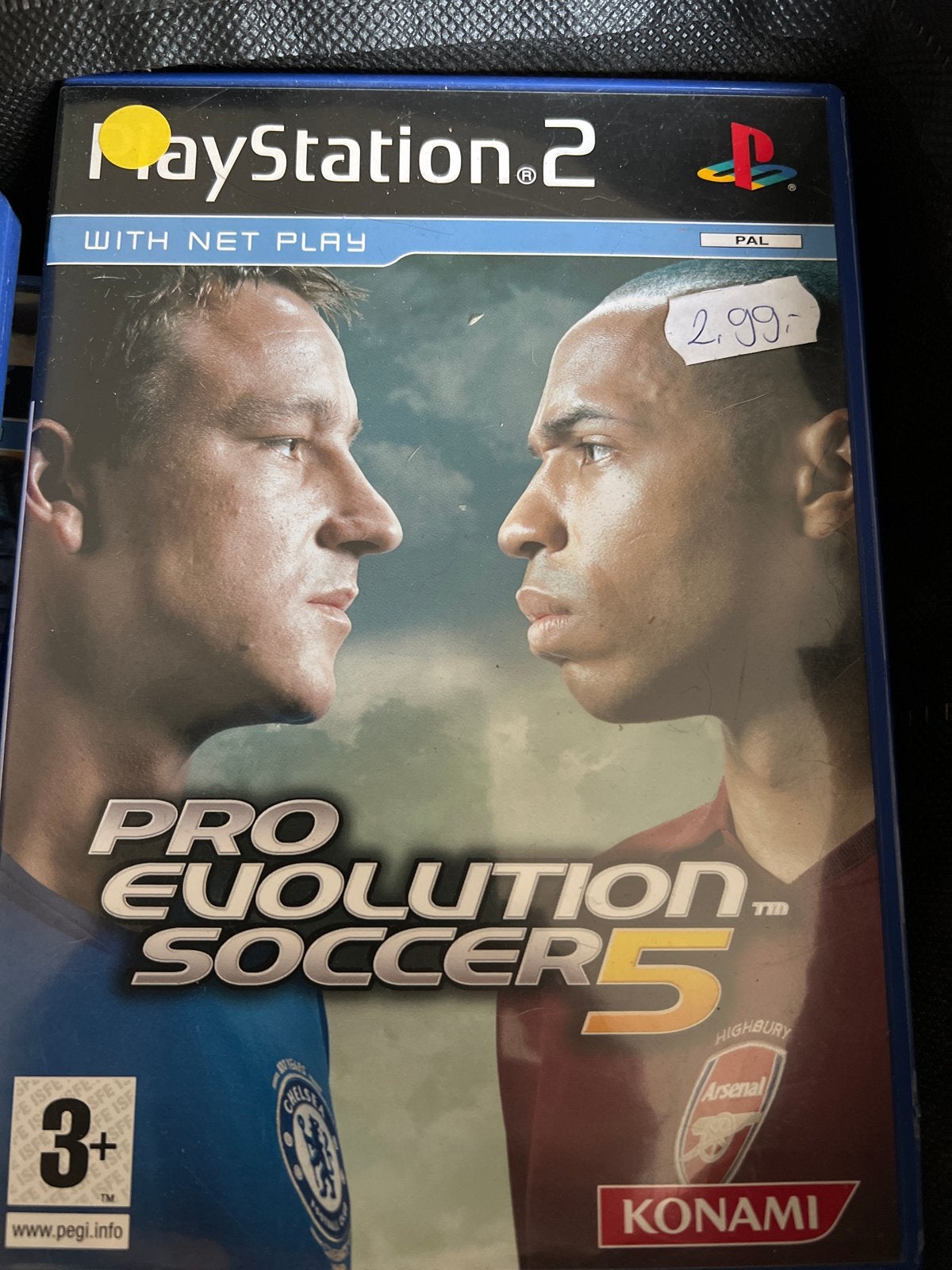 Pro Evolution Soccer 5 PS2 - Voetbalgame met Net Play, Online, Gebruikt, 2 spelers, Ophalen of Verzenden