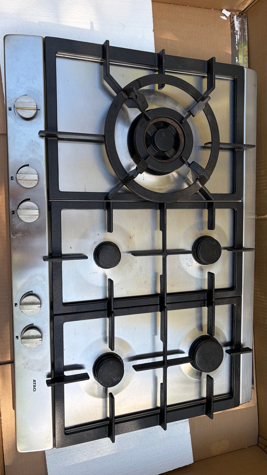 Gebruikte ATAG Gaskookplaat HG7611AA1B/A3, Ophalen, Gebruikt, Inbouw, Gas