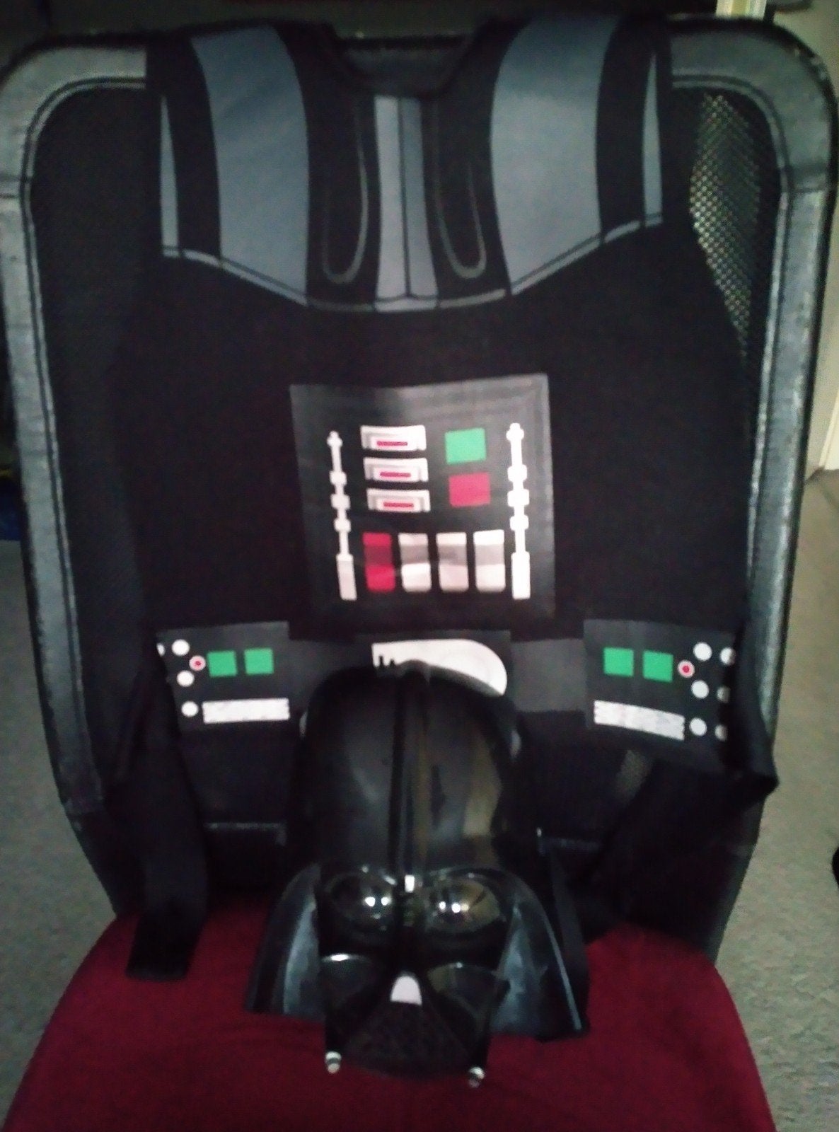 Cool Darth Vader kostuum - One Size met masker en cape, Ophalen, Zo goed als nieuw