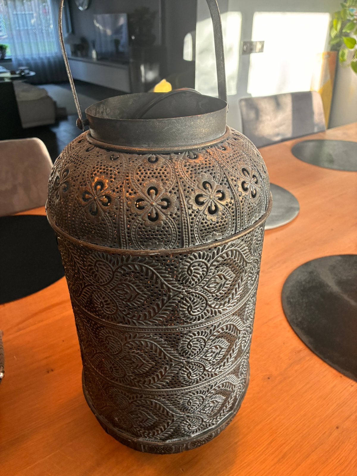 Marrakech lamp, Gebruikt, Met schakelaar, Overige stijlen, 35 cm