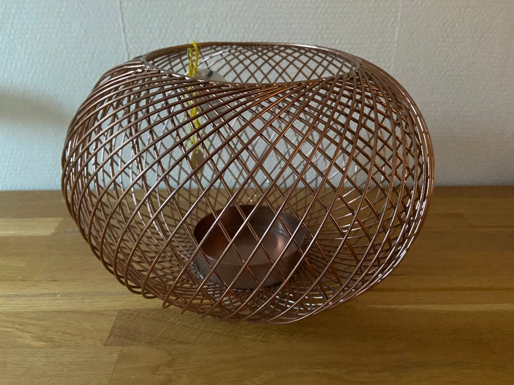 kaars of theelicht houderYouniq wire hurricane, Ophalen of Verzenden, Nieuw, Metaal, Overige typen
