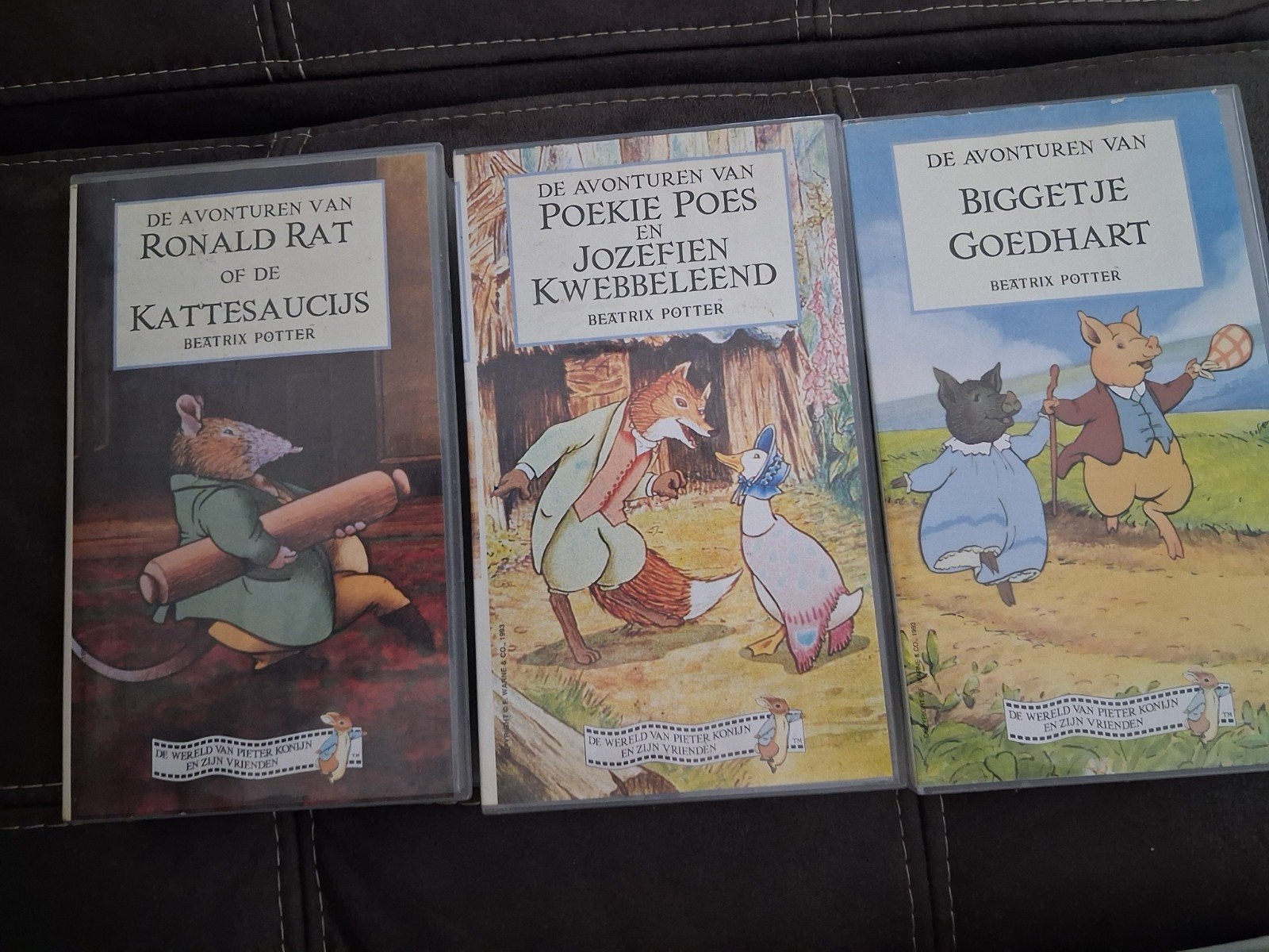 VHS VIDEO BANDEN BEATRIX POTTER NIEUW IN DE FOLIE, Alle leeftijden, Ophalen of Verzenden, Nieuw in verpakking