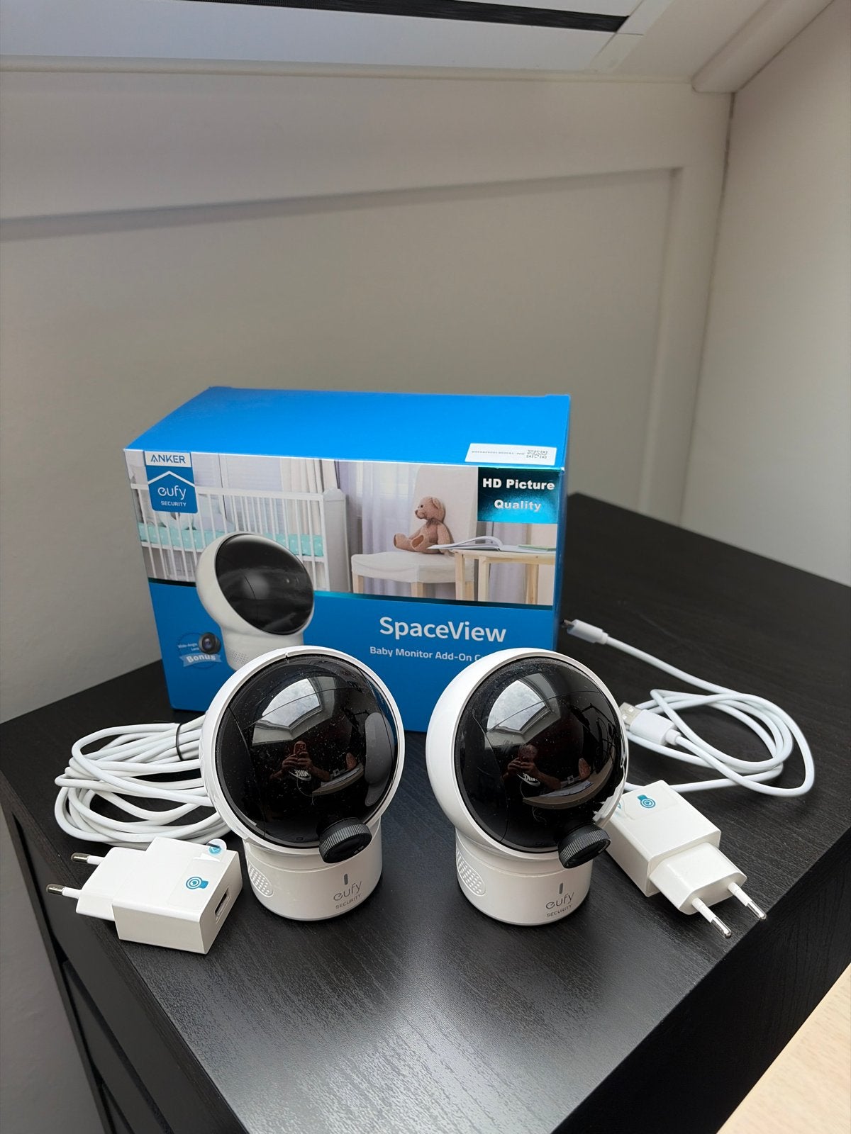 Eufy SpaceView Baby Monitor Add-On Camera's (3 stuks), Kinderen en Baby's, Babyfoons, Verzenden, Zo goed als nieuw, Minder dan 100 meter