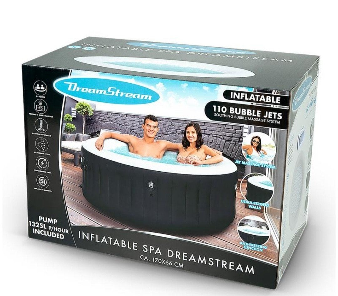 Opblaasbare jacuzzi DreamStream met klein lekje, Tuin en Terras, Ophalen of Verzenden