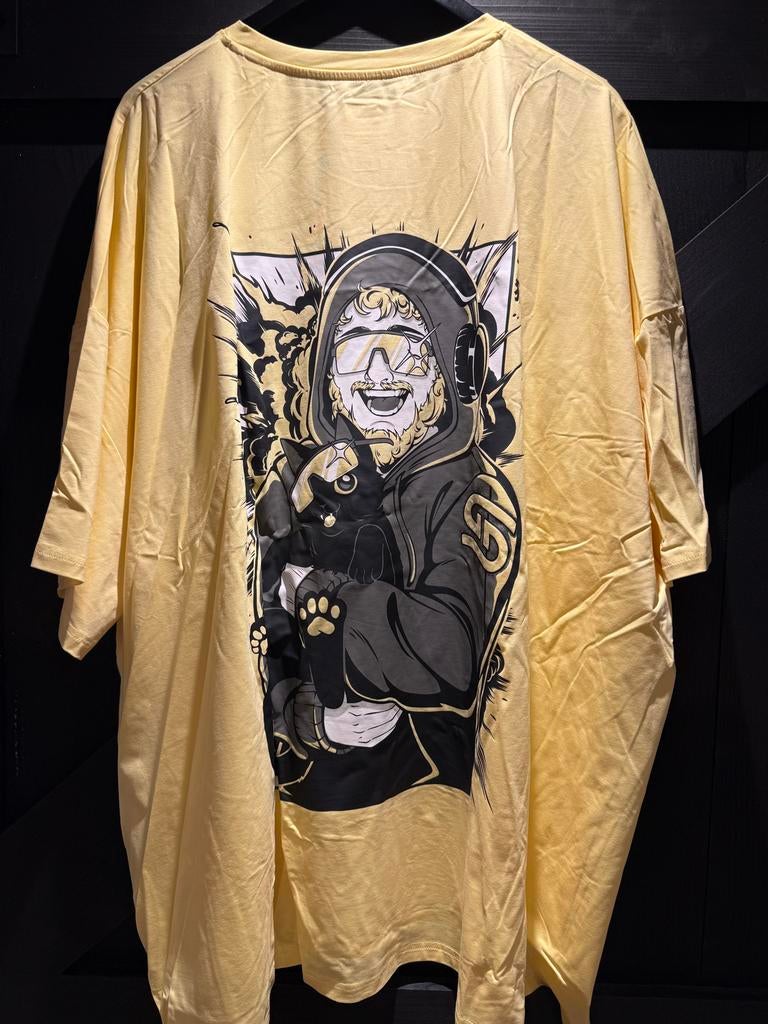 Gamersupps T-shirt 6XL - Zo goed als nieuw, Kleding | Heren, T-shirts, Ophalen of Verzenden, Nieuw, Overige maten, Geel