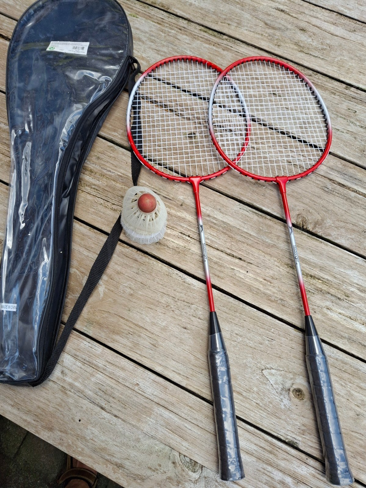 Badminton Rackets Set - 2 Rackets met Hoes en Shuttle, Ophalen of Verzenden, Racket(s)