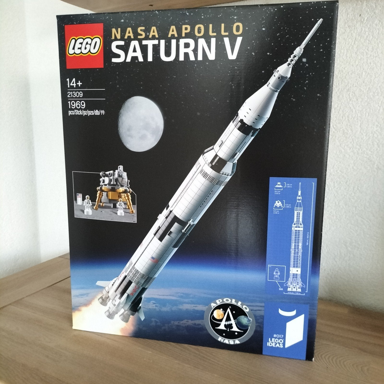 LEGO IDEAS 21309 NASA APOLLO SATURN V, Ophalen, Nieuw