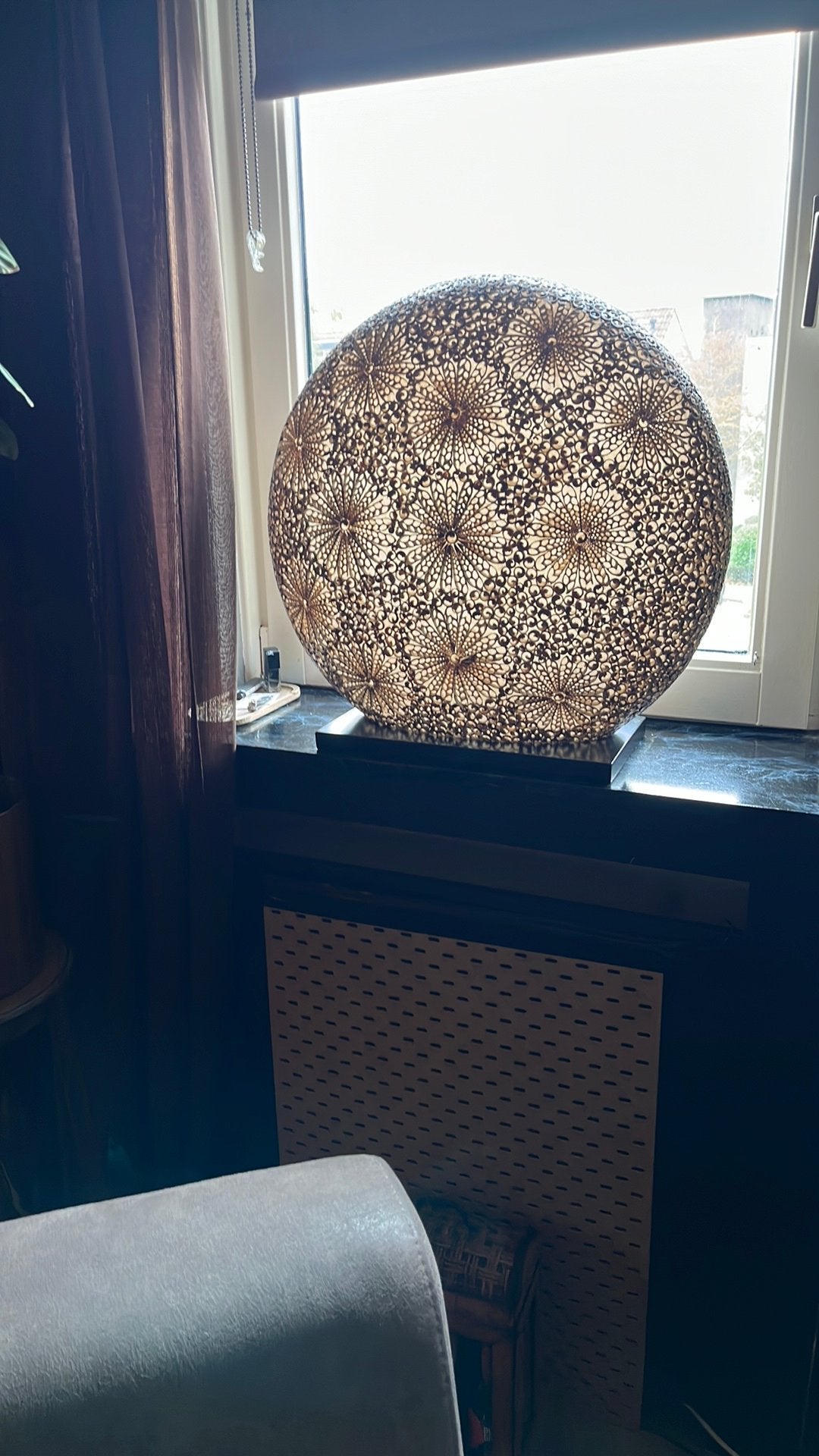 Decoratie geen lamp maar met schelpen gemaakt, Ophalen, Zo goed als nieuw, Minder dan 100 cm