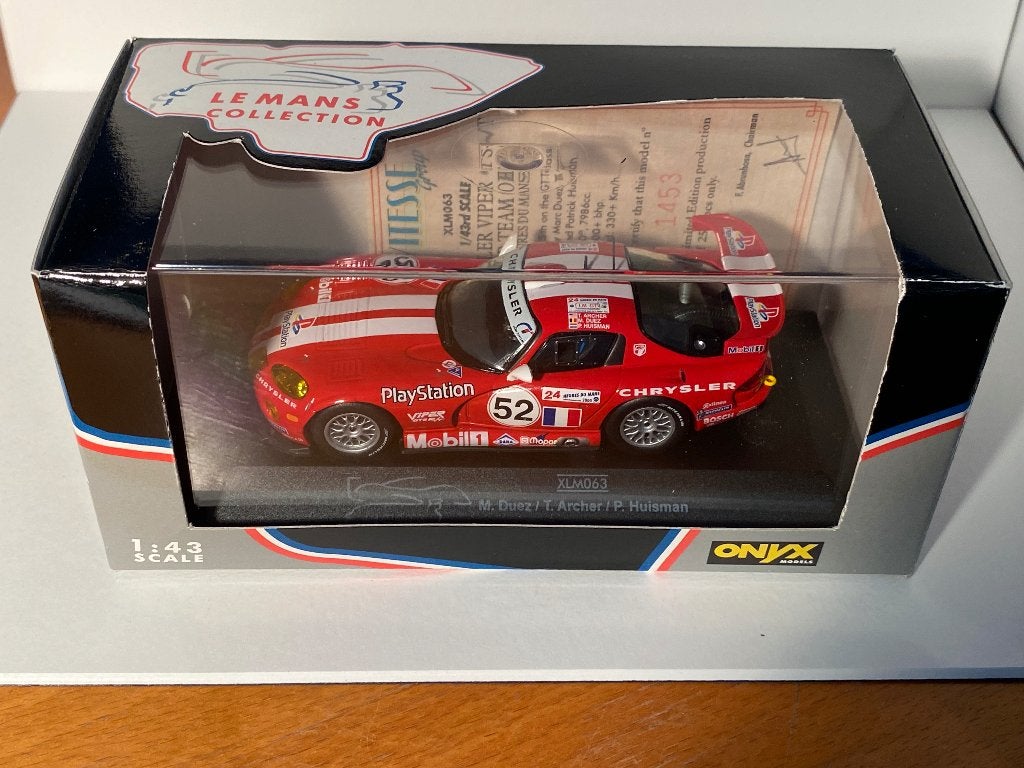 Dodge / Chrysler Viper GTS-R/T Le Mans 2000 Huisman 1:43, Ophalen of Verzenden, Nieuw, Auto, Overige merken