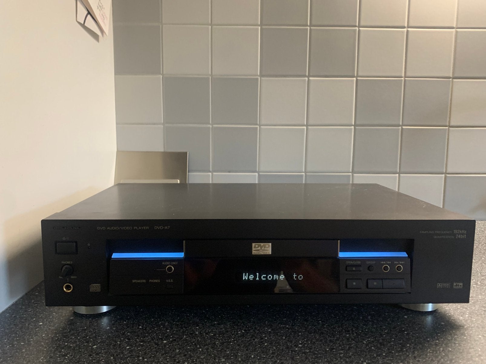 Technics DVD-A7 DVD AUDIO/VIDEO PLAYER, Ophalen of Verzenden, Gebruikt