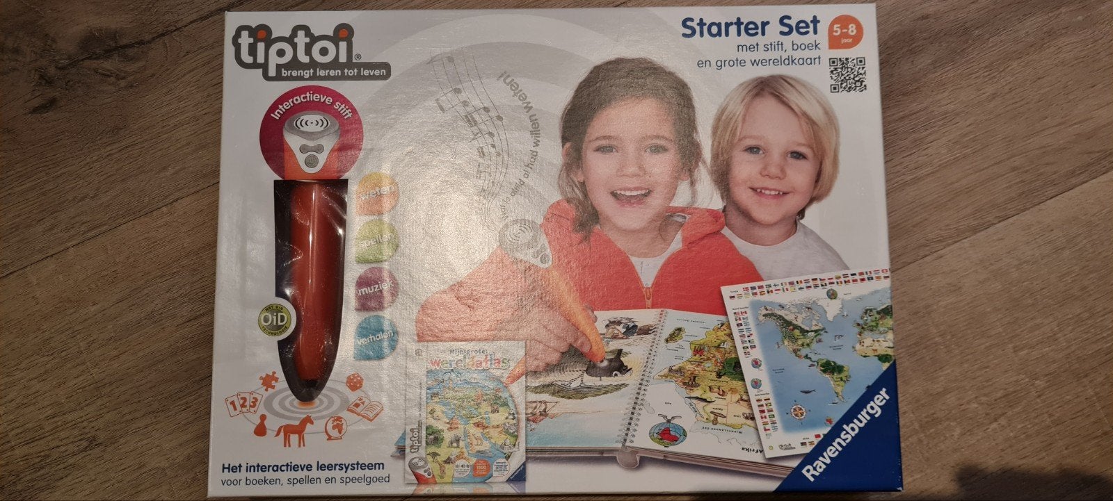 Tiptoi Starter Set met Wereldatlas en Globe, Overige atlassen, 2000 tot heden, Zo goed als nieuw, Wereld