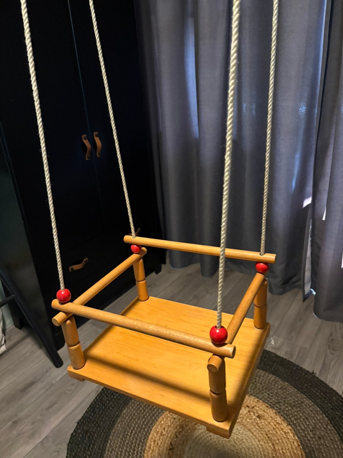 Retro houten schommel, Ophalen of Verzenden, Gebruikt