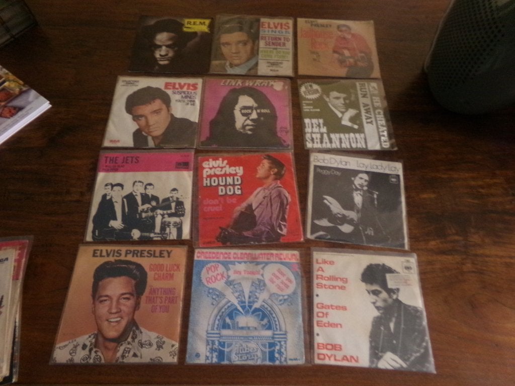 Verzameling van 30 Top Singles - Bod Dylan / Doors - etc.., Ophalen of Verzenden