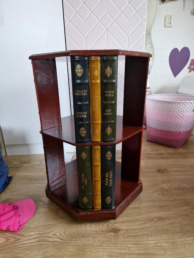 Boekenstandaard, Boekenmolen, carrousel, boekenkastje, Ophalen, Gebruikt