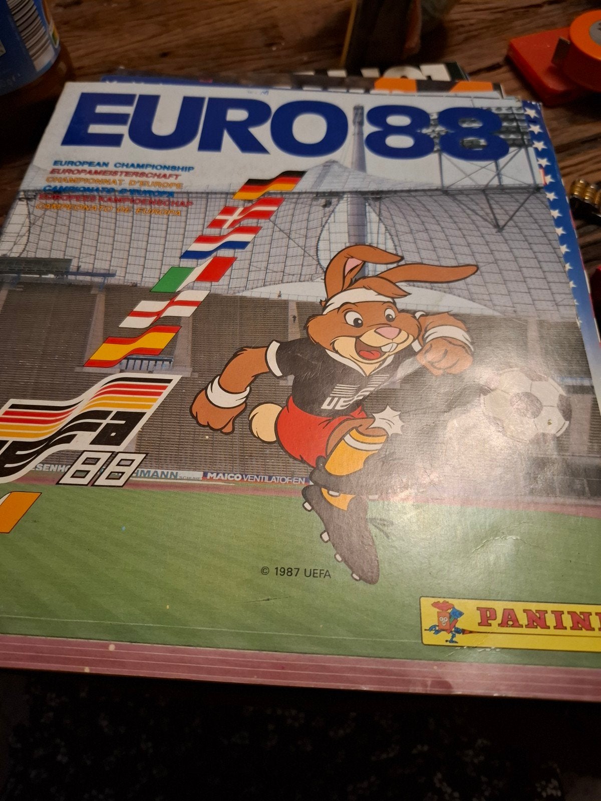 Panini Euro 88 Voetbal Sticker Album - Compleet, Ophalen of Verzenden, Gebruikt, Overige sporten, Boek of Tijdschrift